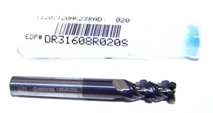 1/4" carbide end mill 3 flute rougher for aluminum DESTINY TOOL DR31608R020S - Picture 1 of 2