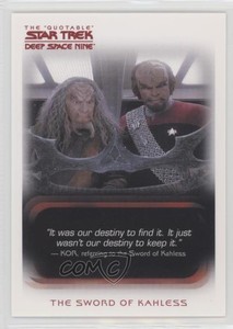 2007 Rittenhouse The Quotable Star Trek: Deep Space Nine #52 1i3