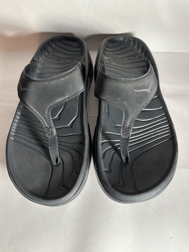 Sandali infradito infradito Hoka One One neri ORA da recupero unisex nuovi con scatola M7 W9