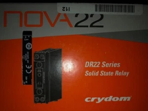 Crydom Inc DR2220D20U DIN SSR 200VDC/20A 4-32VDC in serie R.Conf,DR22 NUOVO!! - Foto 1 di 2