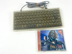 Dreamcast Keyboard Controller HKT-4000 Typing of the Dead Sega Skeleton Japan