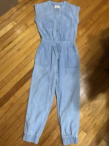Moon River tuta donna chambray con tasche taglia media - Foto 1 di 12