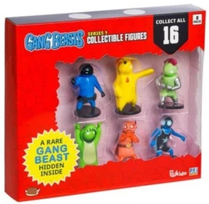 Gang Beasts Pack 1 Collectible 8 Deluxe Figures Ages 6+ New Toy Video Game Play - Picture 1 of 1