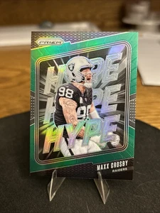 2024 Panini Prizm - Hype Maxx Crosby #9 Green Prizm - Picture 1 of 2