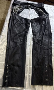 Genuine Harley-Davidson Women's Leather Chaps -XL W  RN 103 819 - Picture 1 of 18
