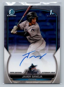 Autógrafos Bowman 2023 cromados #CPA-JSJ Javier Sanoja Prospect - Imagen 1 de 2