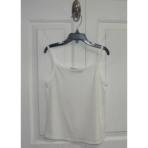 Truly Me Girls Square Neck Sleeveless Camisole Top in White Size 10 $15 - Picture 1 of 3