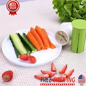 Vielseitiger manueller Gemüsehacker perfekt für Gurken Karotten Küchenhelfer - Bild 1 von 6