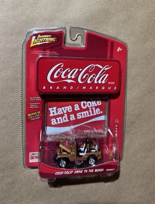 2006 JOHNNY LIGHTNING Coca-Cola ‘66 Jeep CJ-5 Limited Edition 1:64 Release 1  - Image 1 of 4