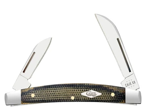 Case xx Knives Small Congress Green Black Micarta 23477 Pocket Knife Stainless - Picture 1 of 4