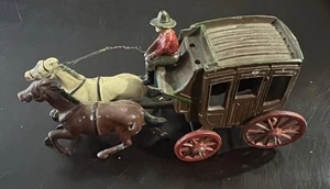 Vintage JOHILLCO Miniature, WILD WEST STAGE COACH England Driver See Photos - Picture 1 of 12