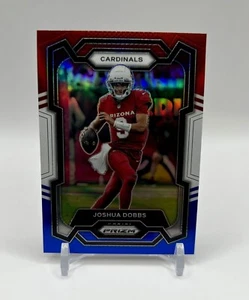 2023 Panini Prizm Joshua Dobbs Red White & Blue Prizm #3 Cardinals/Vikings - Bild 1 von 2