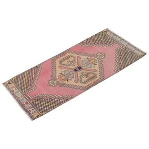 Corredor turco, corredor de colección, alfombra de corredor, alfombra Oushak, alfombra de piso, 2'4 X 6'3 pies - Imagen 1 de 9