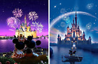 2 Pack 5D Diamond Painting Kits, Full Drill Diamond Fireworks and Castle Picture