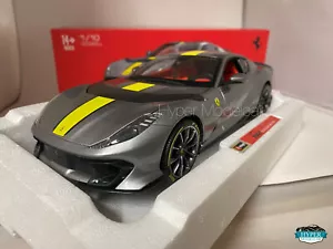 BURAGO 1/18 FERRARI 812 COMPETIZIONE 2021 GREY MET ART.18-01647 - Picture 1 of 6