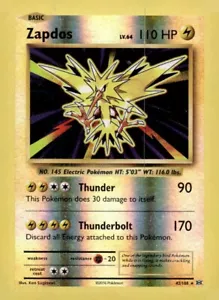 Pokemon TCG Zapdos 42/108 - Picture 1 of 2