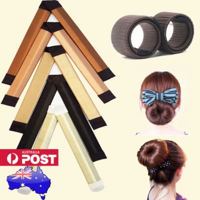 Herramienta de trenzado de cabello con banda giratoria francesa antigua donut peinado moño a presión para mujer Foto 1 de 2