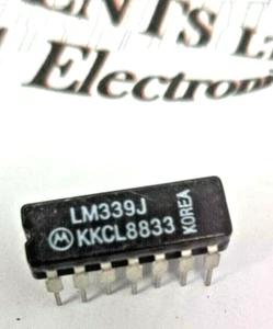 Comparador de voltaje cuádruple LM339J Mil Spec 14 PIN DIP - Imagen 1 de 1