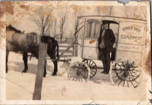 Foto antigua Milk Wagon, Horace Jackson, W&W Jackson, Riverdale Dairy - Imagen 1 de 2