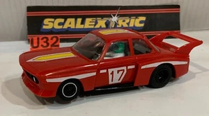 Slot Car Triang scalextric C128 BMW 3.0 Csl #17 Rot - Picture 1 of 6