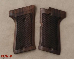 KSD Brand Beretta Compact Type M Compatible Walnut Grips Dragon Skin - Picture 1 of 1
