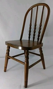 Vintage Childs Bentwood Bow Back Spindle Chair - Picture 1 of 19