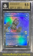 MTG Double Masters 2020 Brainstorm BGS 9.5Q+ (TRUE QUAD+) GEM MINT Foil B-Topper