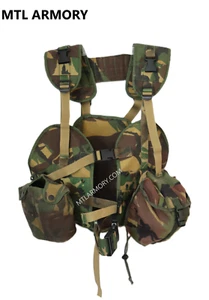 DUTCH MILITARY DPM CAMO TACTICAL LOAD BEARING VEST SIZE LARGE - Picture 1 of 3