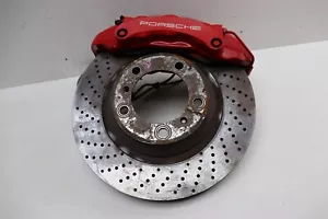 Porsche Carrera S 911 991 2013 6 Pot Front Caliper Disc LHS 991351423 J211 - Foto 1 di 8
