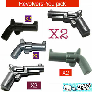 Lego Revolver Pistol Six Shooter Western Cowboy Minifigure weapon Star Wars NEW