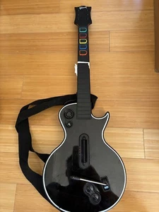 PS3 playstation 3 les paul GUITAR WIRELESS NO DONGLE (tested works 100%) - Picture 1 of 6