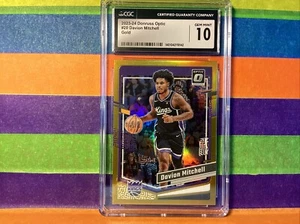 2023-24 Panini Donruss Optic Davion Mitchell #20 Gold /10 Gem Mint 10 Kings - Picture 1 of 4
