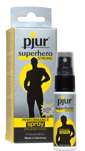 ritardante contro eiaculazione precoce spray sessuale uomo superhero strong pjur - Foto 1 di 1