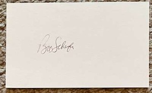 Bob Schaefer signed card - Manager Royals