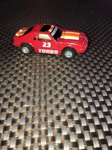 Ranura escala 5 h TYCO HO TYCO Turbo Mustang Transformers RANURA COCHE FUNCIONA LIMPIO - Imagen 1 de 7