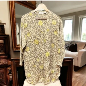Victoria's Secret silk vintage gold label long sleeved nightgown lingerie Small - Picture 1 of 7