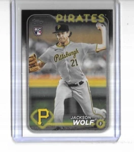 Tarjeta de novato 2024 Topps Serie 2 #523 Jackson Wolf Pittsburgh Pirates - Imagen 1 de 2