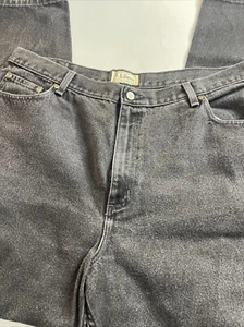 L.L. Bean Herren Denim Jeans Größe 38x30 schwarz Traditional Orginial Fit - Bild 1 von 9
