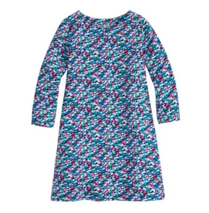 Vineyard Vines Multi Color Tisbury Knit Whales Stretch Pima Cotton Dress sz 14 L - Picture 1 of 4