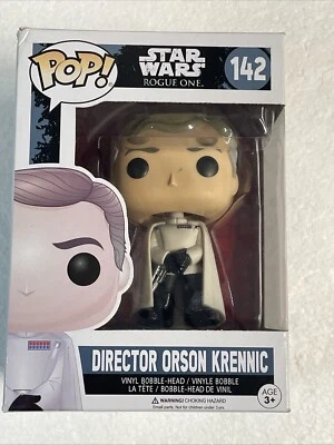 FUNKO POP STAR WARS ROGUE ONE DIRECTOR ORSON KRENNIC 142 - nuovo - Immagine 1 di 4