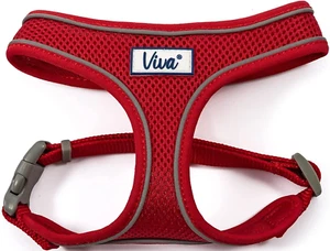 Mesh Hundegeschirr - Rot. XS (28cm - 40cm). - Bild 1 von 8