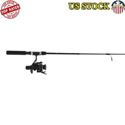 Fishing Rod Reel Spinning Combo Freshwater W/ Durable EVA Handles Lightweight US - Image 1 of 4