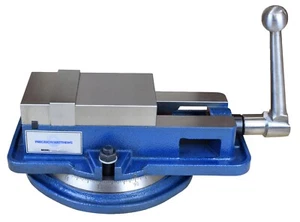 4" INCH HIGH PRECISION MILLING VISE W/SWIVEL BASE KNEE MILL OR BENCH MILL - Picture 1 of 5