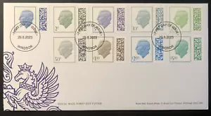 More details for gb high value fdc 2023 king charles iii high low value definitives