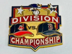 Cleveland Indians Boston Red Sox ALDS American League Divisional Series 1999 Pin - Picture 1 of 2