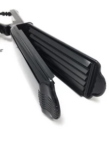 Piastra Professionale Per Capelli Effetto Frisé Da 45W In Tormalina 220°C - - Foto 1 di 7