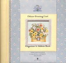 Debbie Mumm's Spring Bouquet Deluxe Greeting Card Organizer & Address Book -...