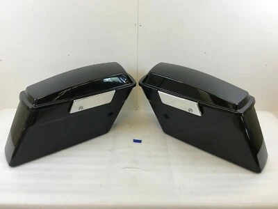 Alforjes Harley-Davidson Street Glide Touring 1997-2013 OEM preto vivo - Imagem 1 de 4