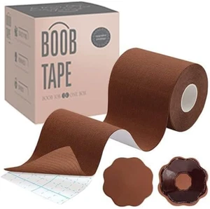 XL Breast Lift Tape for Large Breasts, Body Tape for Fashion, Nipple Covers - Picture 1 of 12