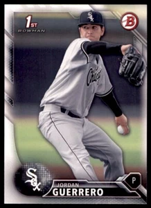 2016 Bowman Prospects Jordan Guerrero Rookie Chicago White Sox #BP41 2096 - Picture 1 of 2